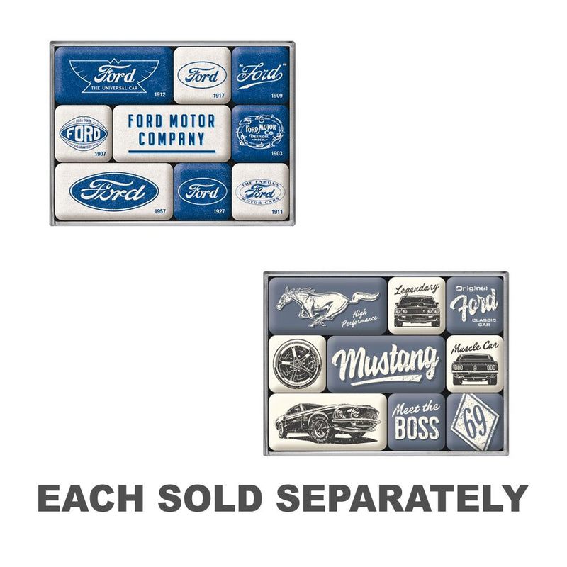 Nostalgic-Art 9-Piece Magnet Set Ford