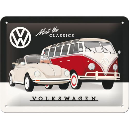 VW Nostalgic-Art Small Sign (15x20cm)