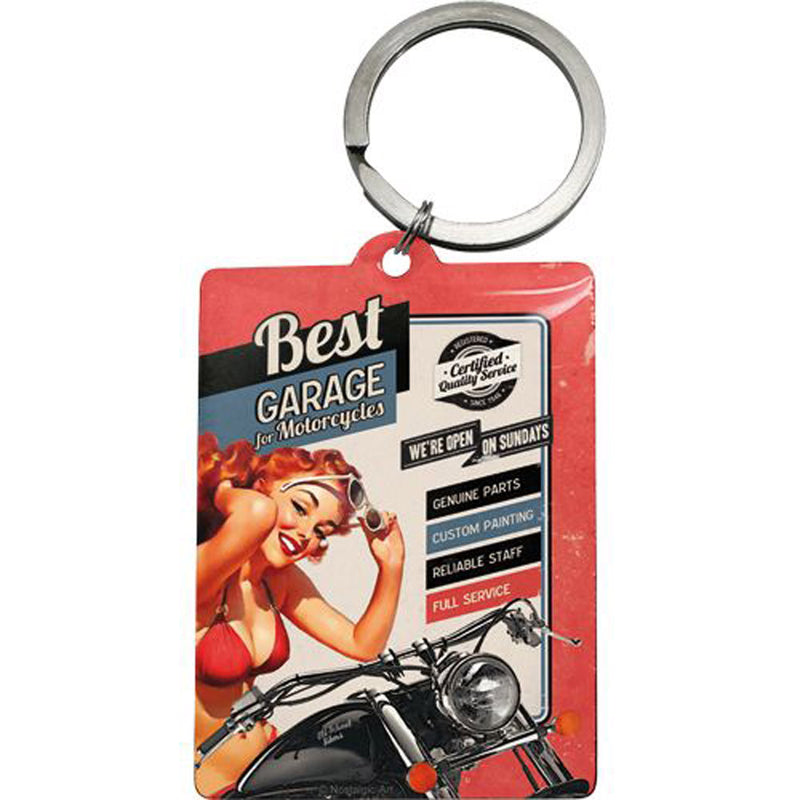 Nostalgic-Art Stainless Steel Keyring