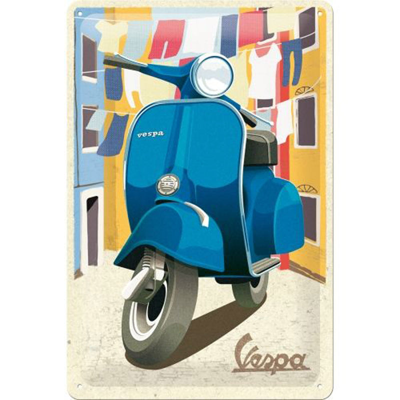 Nostalgic-Art Vespa Medium Sign (20x30cm)