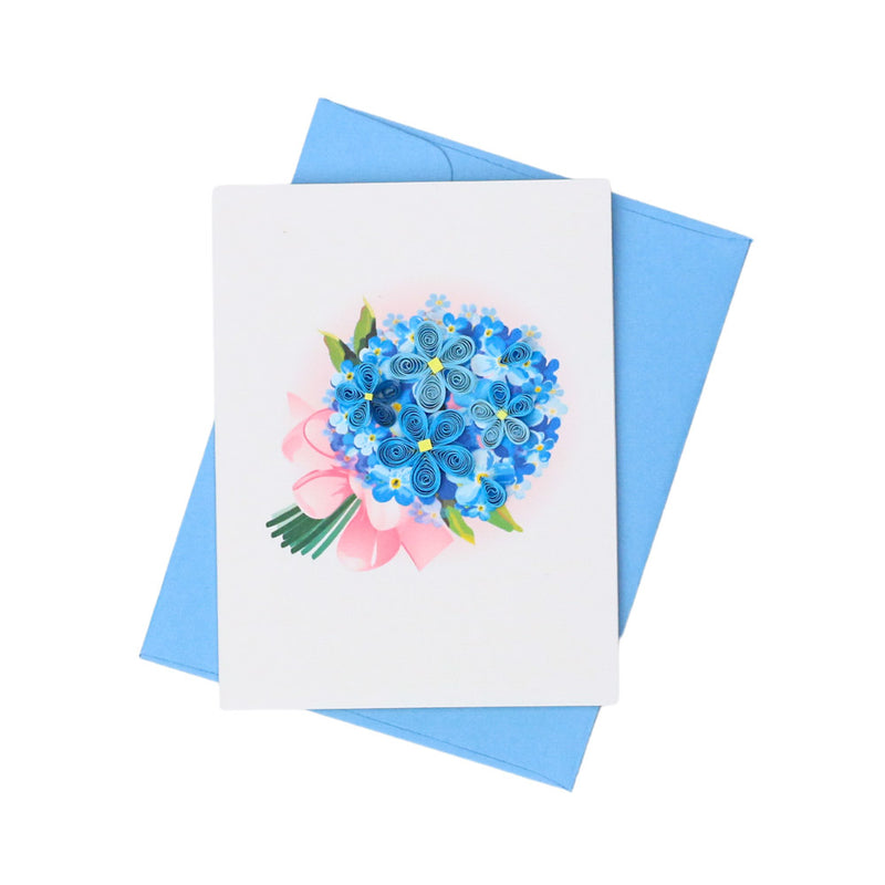 Quilled Mini Greeting Card (8.5x6.4cm)