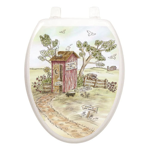 Outhouse Toilet Tattoo