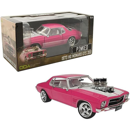 1973 HQ Holden Monaro 1:24 Model Car (Pink/White)