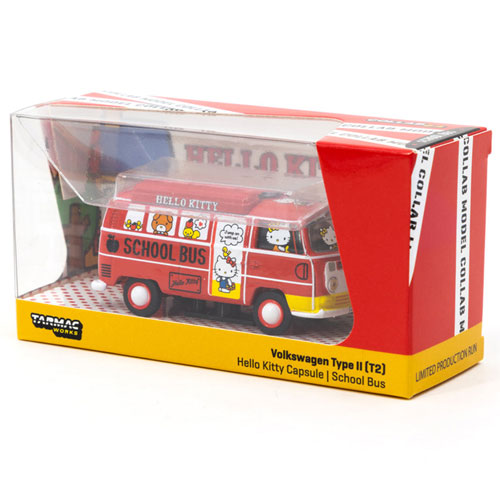 Hello Kitty VW Type II Bus 1:64 Model Figure