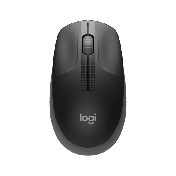 Logitech M190 Full-Size Wireless Mouse (Charcoal)