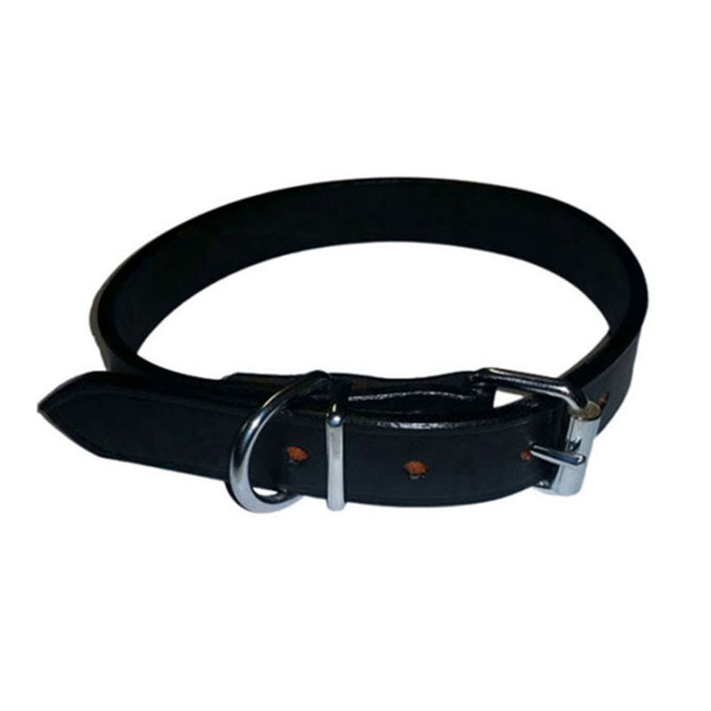 Leather Plain Collar (Black)