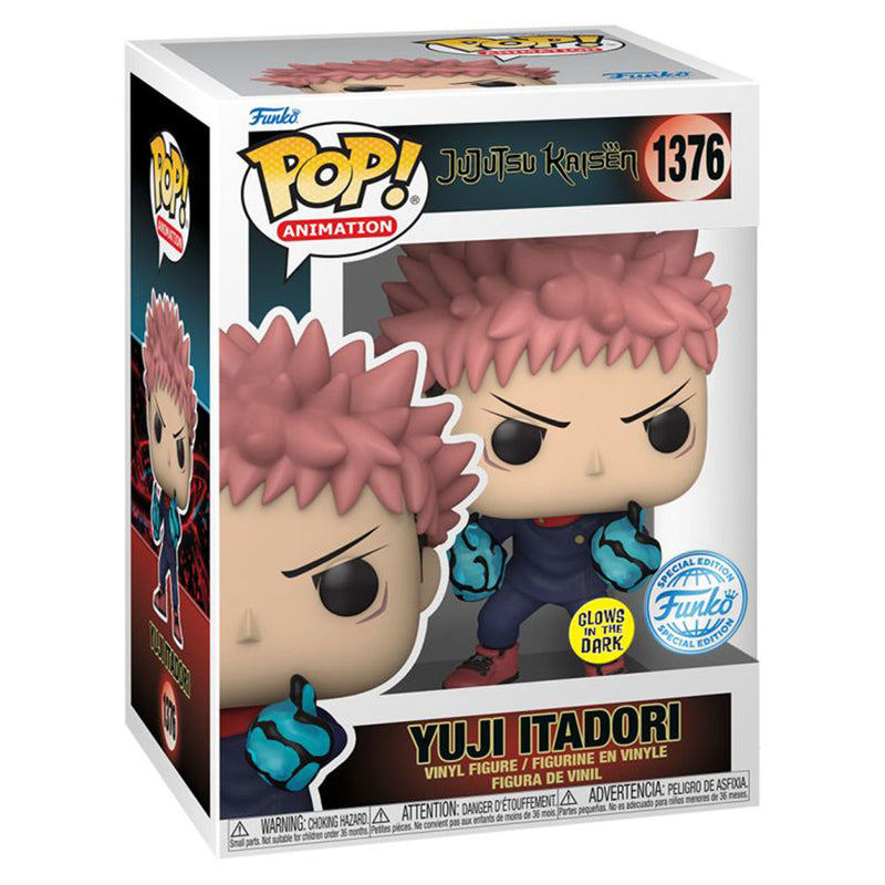 Jujutsu Kaisen Yuji Itadori Divergent Fist US Ex Glow Pop!