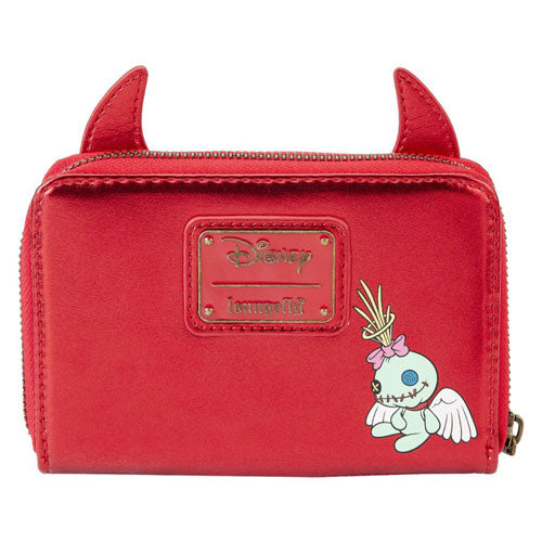 Disney Stitch Devil Cosplay Zip Around Wallet