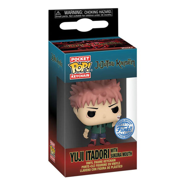 Jujutsu Kaisen Itadori Sakuna mouth US Exclsve Pop! Keychain