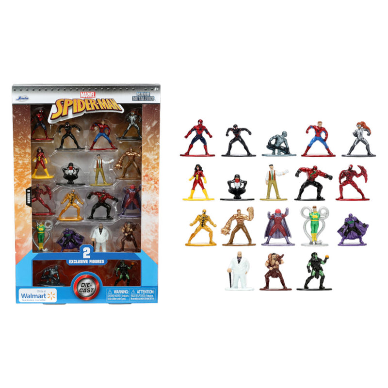 Spider-Man 60th Anniv Edition Nano MetalFig 18-Pack Set