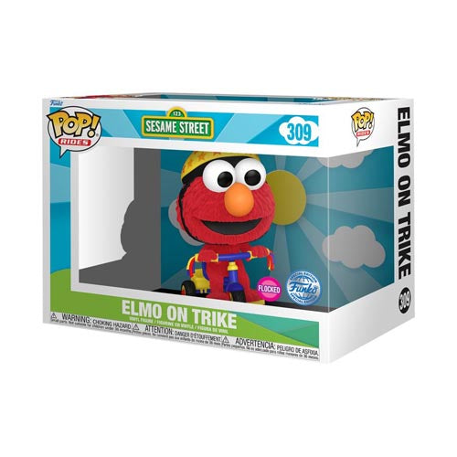 Sesame Street Elmo on Trike US Exclusive Flocked Pop! Ride