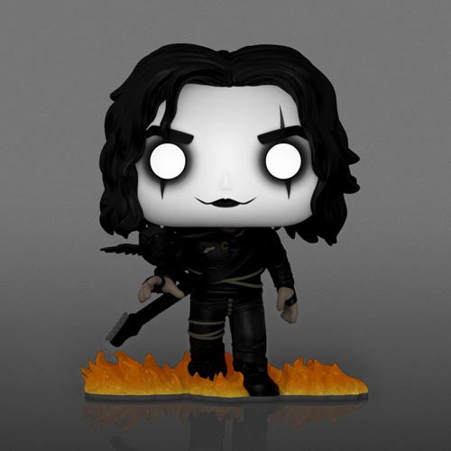 Crow Eric Draven with Crow US Exclusive Glow Pop! Vinyl