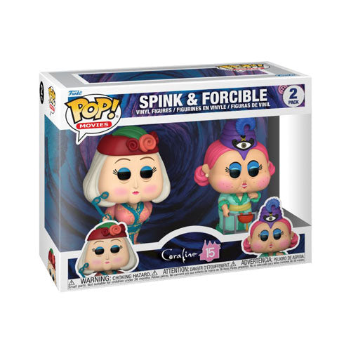 Coraline: 15th Anniv Spink & Forcible Pop! Vinyl 2-Pack