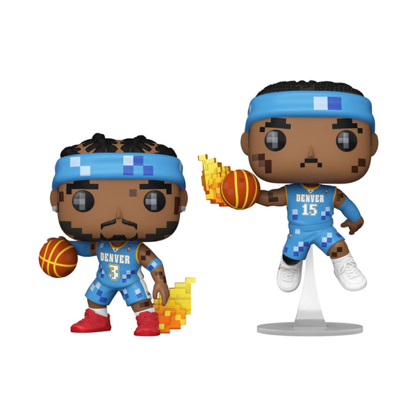 Nuggets Allen Iverson & Carmelo Anthony 8-Bit Pop! Vinyl 2pk