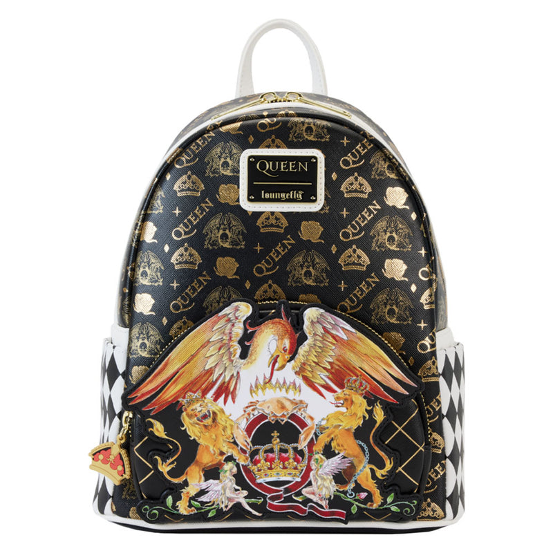 Queen Logo Crest Mini Backpack