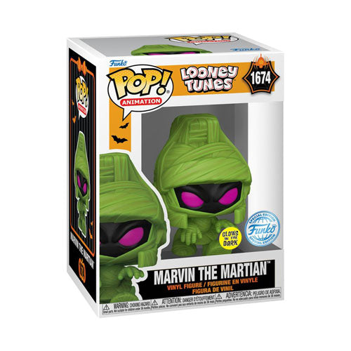 Looney Tunes: Halloween Marvin Mummy US Ex. Glow Pop! Vinyl