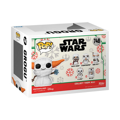 Star Wars: The Mandolorian -Grogu Snowman Holiday Pop! Vinyl