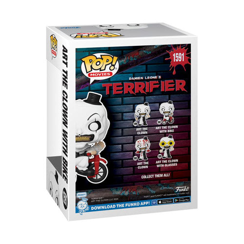 Terrifier Art the Clown with bike Pop! Vinyl