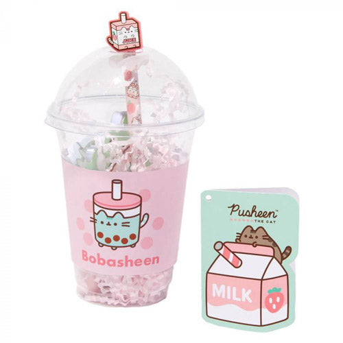 Pusheen Sips Stationery Set in Cup