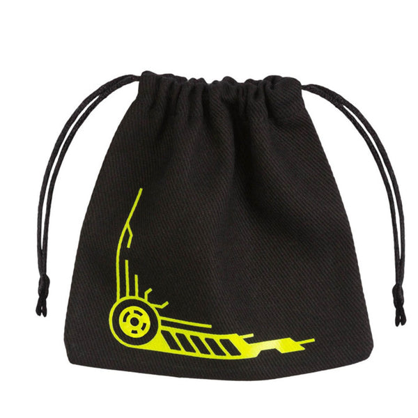 Q Workshop Galactic Black & Yellow Dice Bag