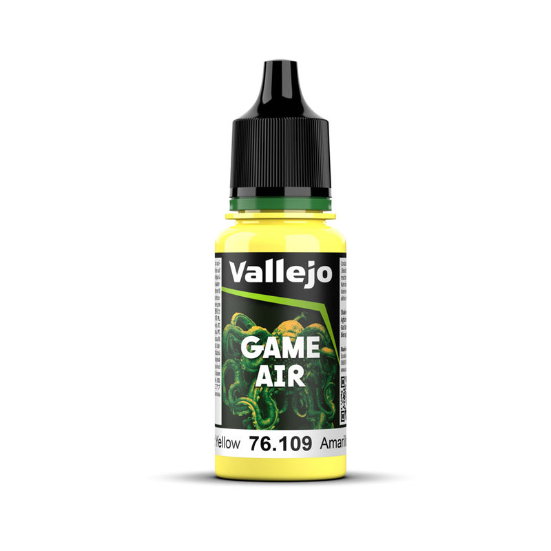 Vallejo Game Air Acrylic Paint 18mL (Yellow)