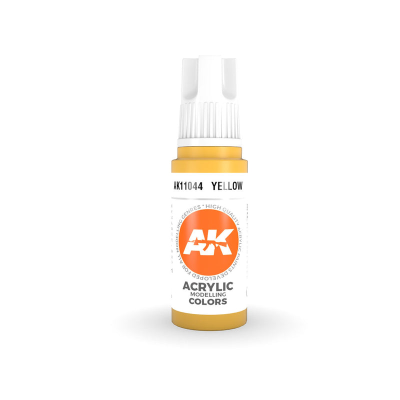 AK Interactive 3Gen Yellow Acrylic Paint 17mL