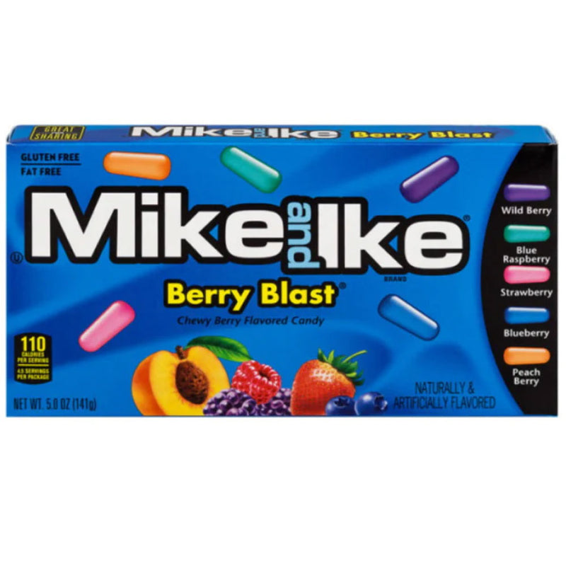 Mike and Ike Berry Blast Chewy Candy (12x141g)