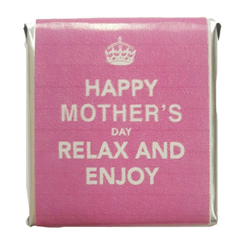 Mothers Day Keep Calm Motif Belgian Chocolate