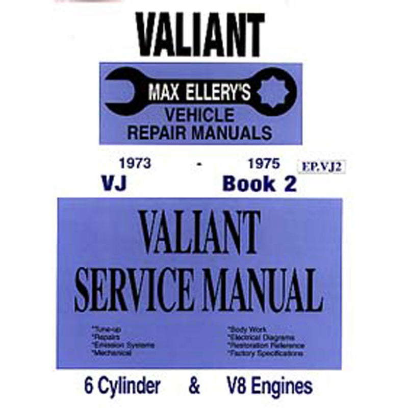 Valiant 1973-1975 VJ Series Service Manual