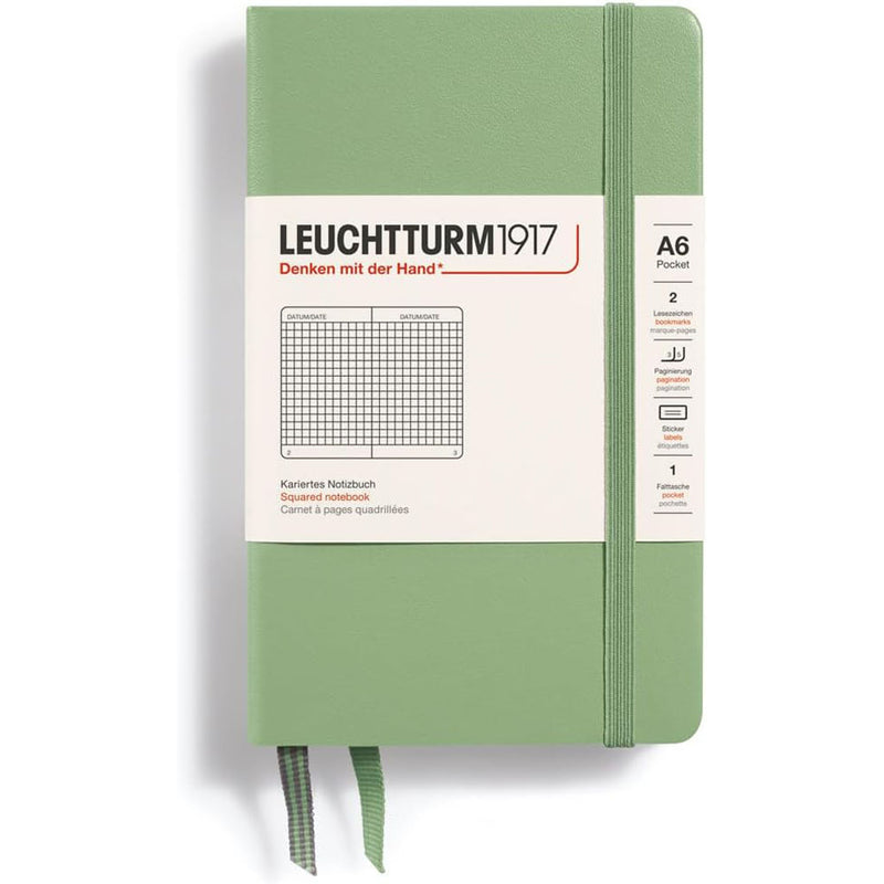 Leuchtturm Hardcover Squared Notebook A6