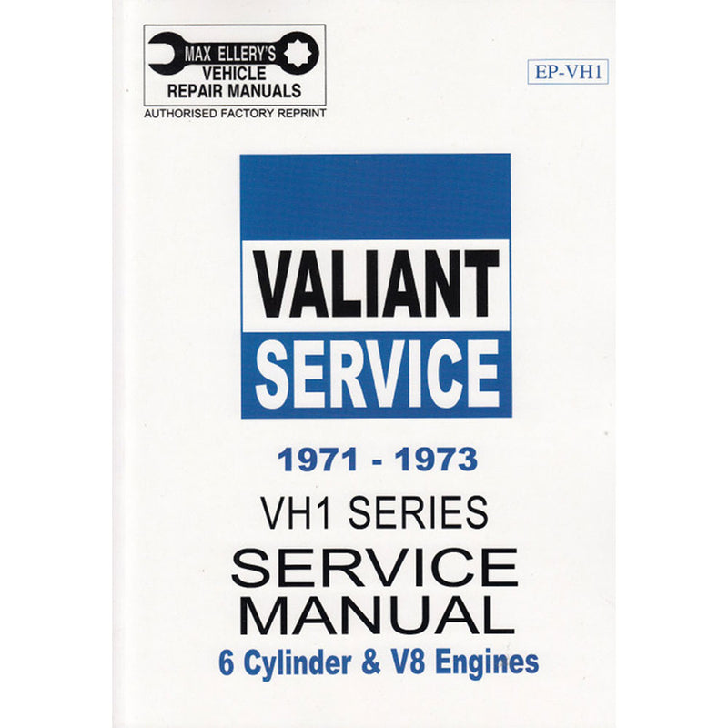 Valiant 1971-1973 VH Series Service Manual