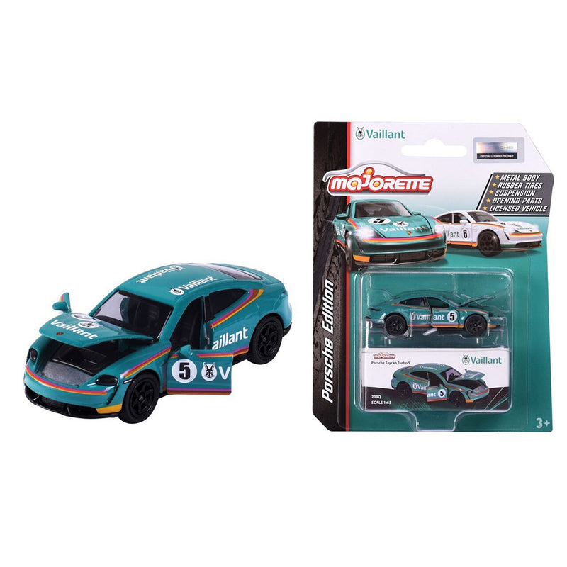 Majorette Porsche Taycan Vaillant Model Car