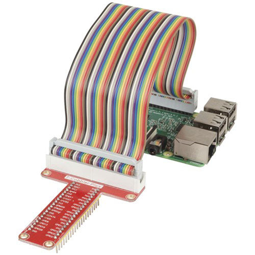 Raspberry Pi GPIO Breakout Lead and Header for Breadboard