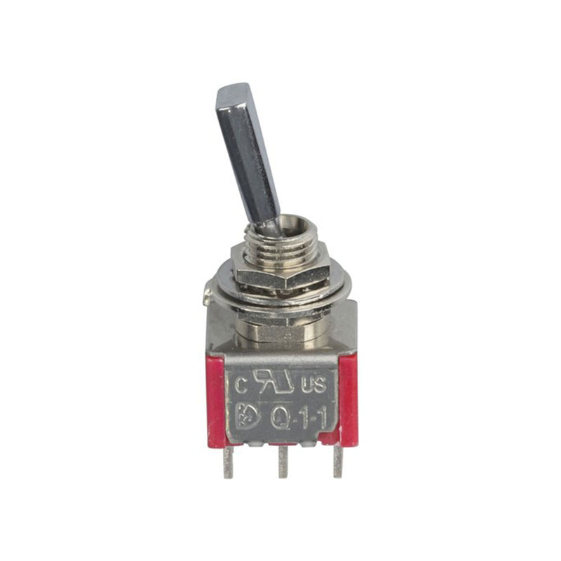 Flattened Actuator Mini Toggle Switch