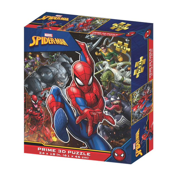 Prime3D Marvel Spider-Man 500-Piece 3D Puzzle