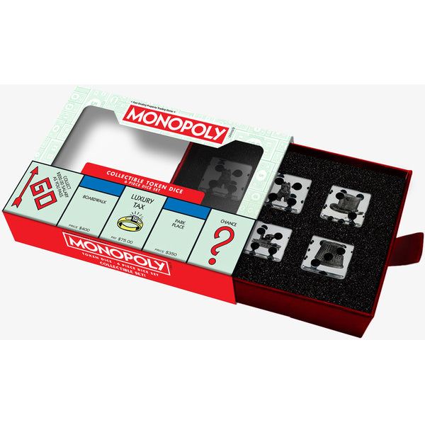 MDG Monopoly 22mm Oversized Dice and Token Set