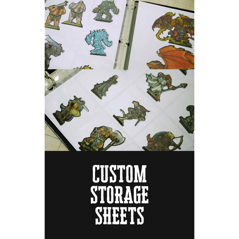 GTG Minis Custom Storage Sheets Miniature