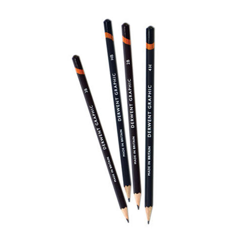 Derwent Graphic Graphite Medium Pencil (Pack of 12)