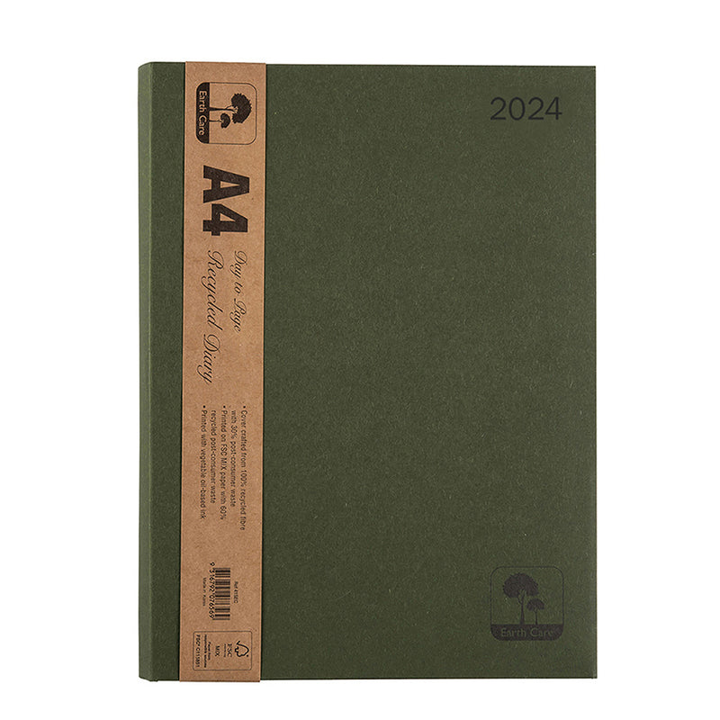 Cumberland Earthcare A4 DTP 2024 Diary (Green)