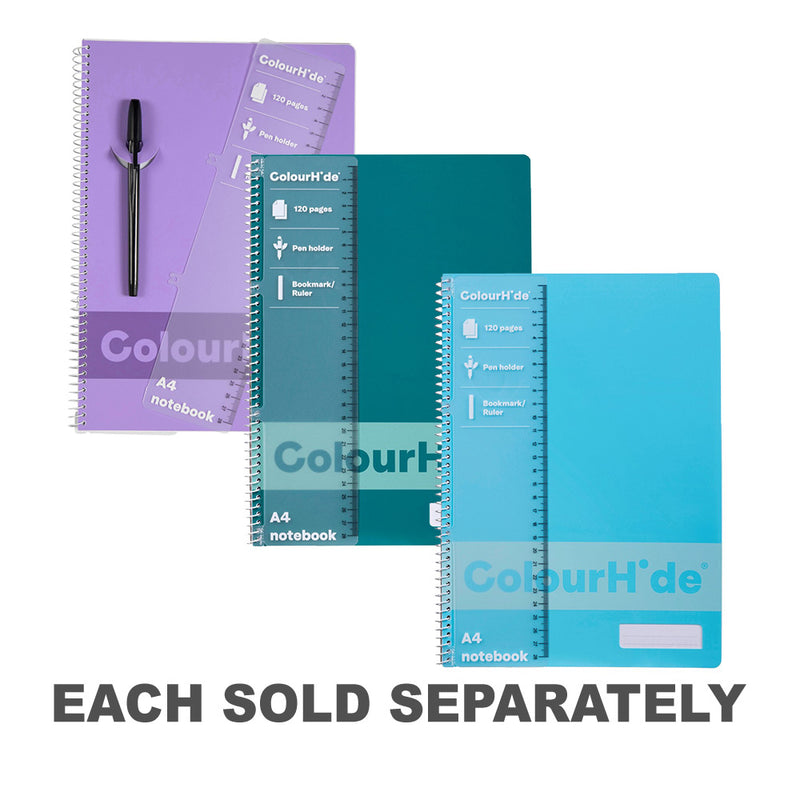 ColourHide A4 Notebook 120pg