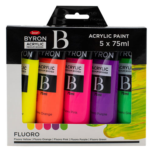 Jasart Byron Acrylic Paint 75mL (Set of 5)