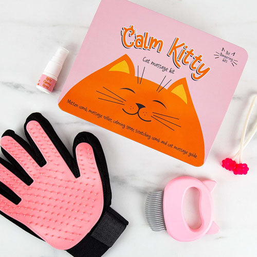 Gift Republic Calm Kitty Cat Massage Kit