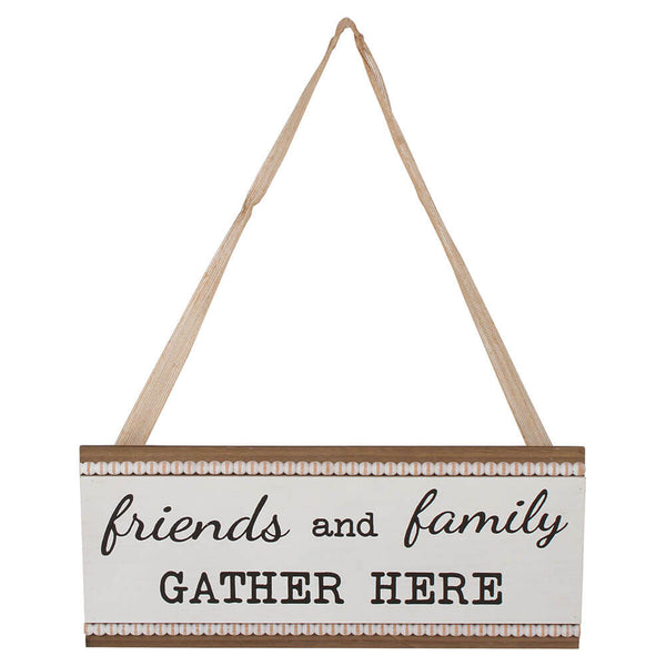 Delilah Collection Family & Friends Gather Plaque (48x20x2C)