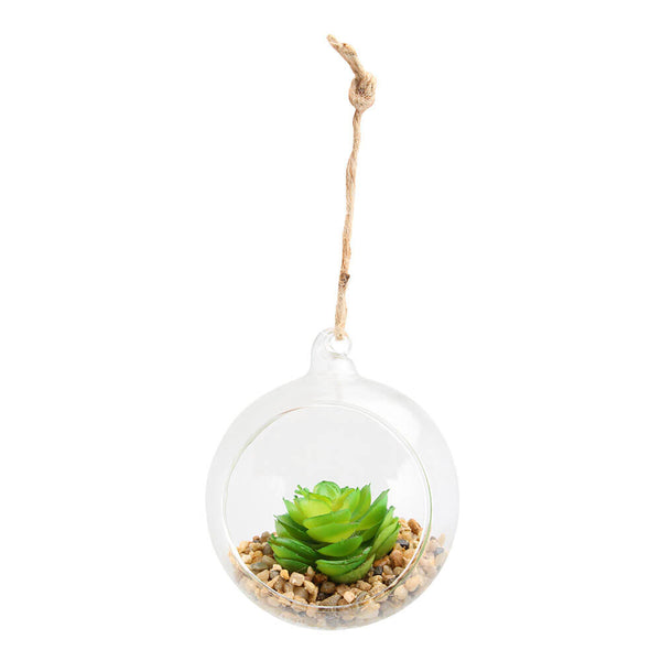 Glass Globe Terrarium Planter (11x40cm)