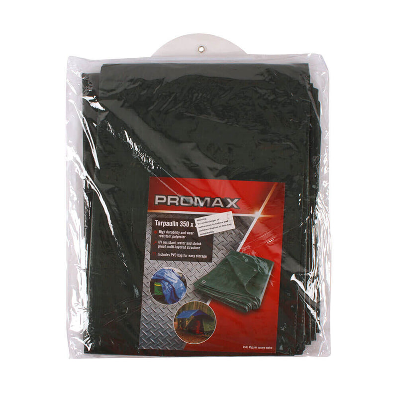 Dark Green Tarpaulin in PVC Bag