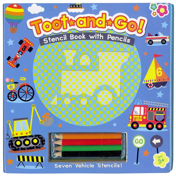 Toot & Go Stencil Book