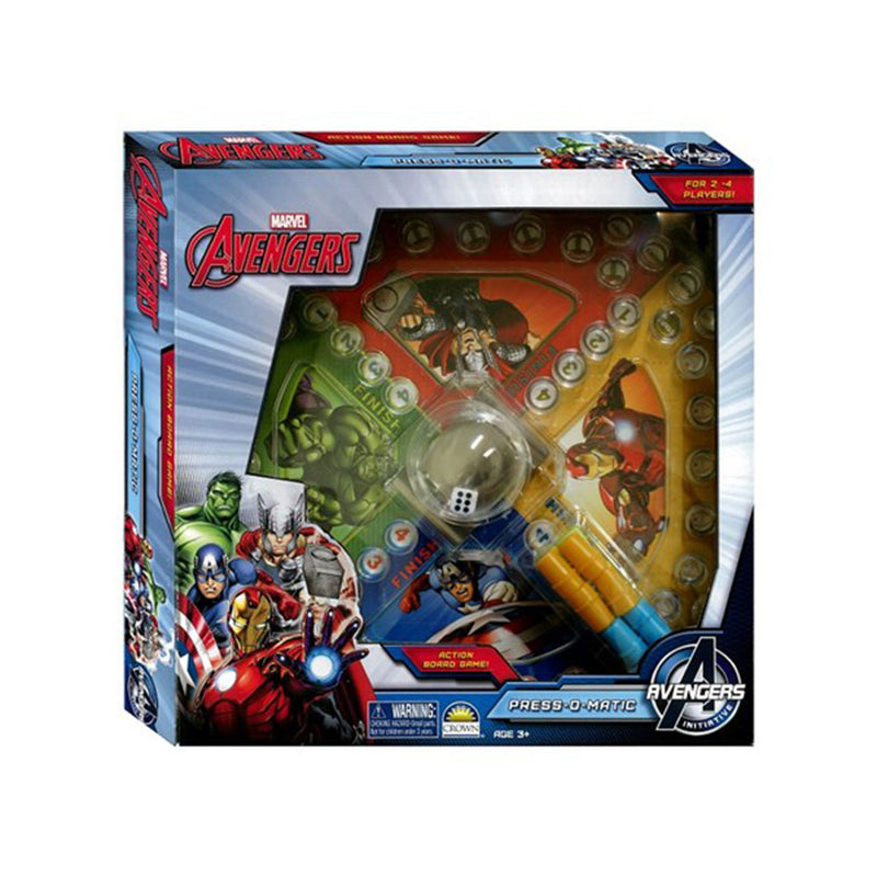 Marvel Avengers Press-O-Matic Board Game