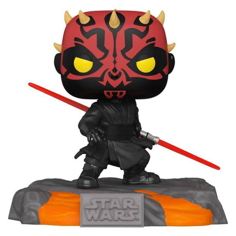 Star Wars Red Saber Series Darth Maul Glow US Ex Pop! Delxe