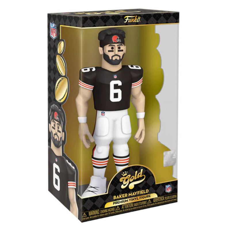 NFL: Browns Baker Mayfield 12" Vinyl Gold