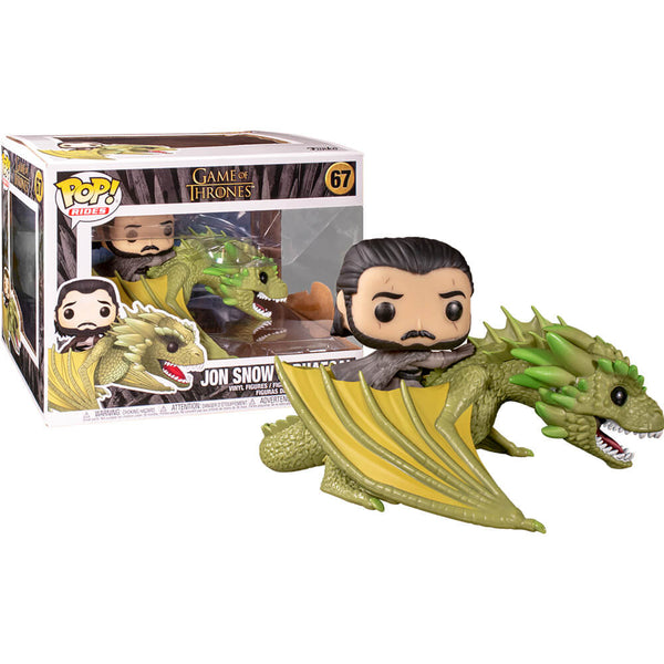 Game of Thrones Jon Snow on Rhaegal Pop! Ride